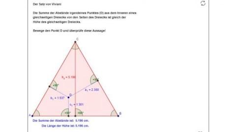 Interaktion: Satz von Viviani