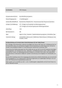 Unterrichtsbaustein: CNC-Fertigung (ZIP-Datei)