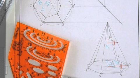 Video: 6-Kant-Pyramide 45° Schnitt RB