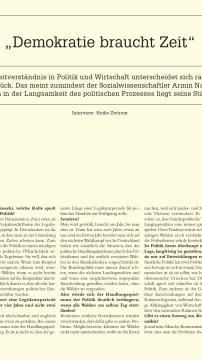 Unterrichtsbaustein: Höher, besser, schneller, weiter! - Interview 4 (Armin Nassehi)
