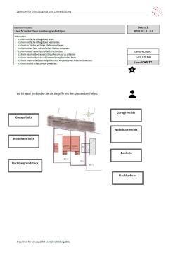 Arbeitsblatt: Eine Standortbeschreibung anfertigen (Niveau C | PDF)