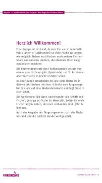 Unterrichtsbaustein: Wer fängt den dicksten Fisch? - Kleingruppen Arbeitsblatt