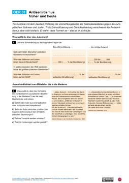 Arbeitsblatt: Arbeitsblatt "OER 01 Antisemitismus früher und heute"