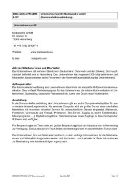 Unterrichtsbaustein: Unternehmensprofil Lernfeld 7 (PDF, barrierefrei)