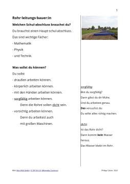 Broschuere: Rohrleitungsbauer:in