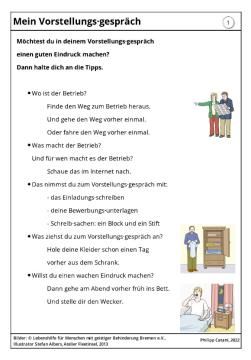 Arbeitsblatt: Vorstellungsgespräche vorbereiten