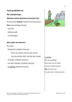 Broschuere: Fachpraktiker:in für Gartenbau