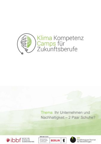 Arbeitsblatt: Projekttage Nachhaltigkeit (ZIP von DOCXs)