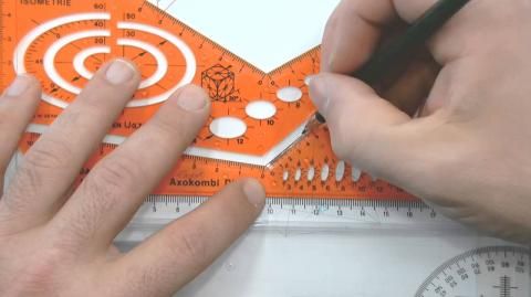 Video: Pyramide 4-Kant 45° gedreht 3 Schnitte RB