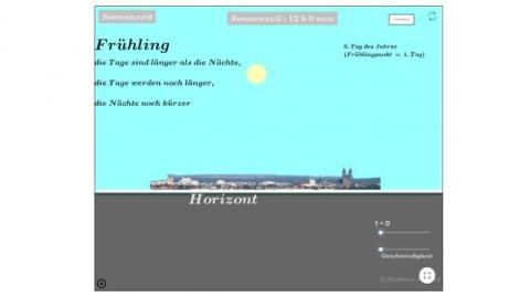 Interaktion: Sonnenstand