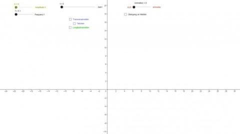 Interaktion: Tranvsversal- und Longitudinalwellen