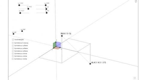 Interaktion: Koordinaten 3D