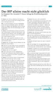 Unterrichtsbaustein: Ö. Konom meets BIP - Interviewtext