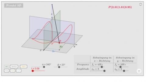 Interaktion: Pendel 3D
