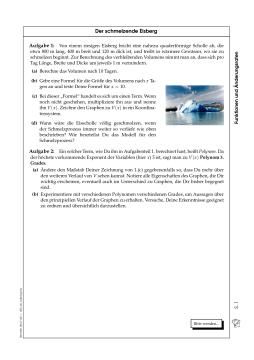 Arbeitsblatt: Der schmelzende Eisberg (pdf)