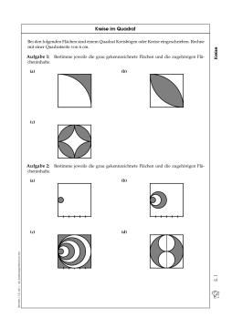 Arbeitsblatt: Kreise im Quadrat (zip)
