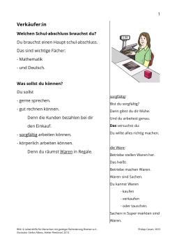 Broschuere: Verkäufer:in