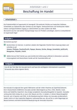 Arbeitsblatt: Beschaffung im Handel | Arbeitsblätter