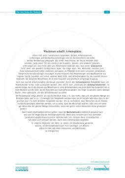 Text: Die zwei Seiten der Medaille: Arbeitsplätze
