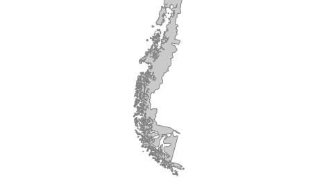 Karte: Landkarte Chile (Politische Staatsgrenzen)