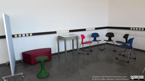 Sonstiges: Raumgestaltung des Open Learning Centers