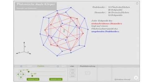 Interaktion: Ikosaeder und Dodekaeder