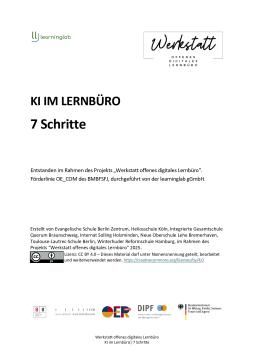 Handreichung: KI im Lernbüro - 7 Schritte