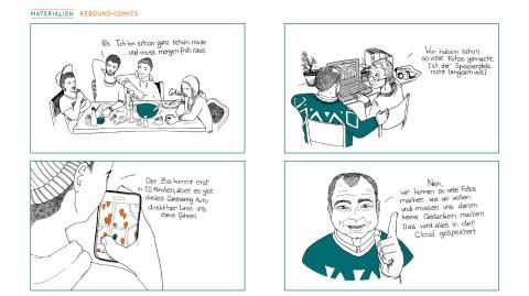 Unterrichtsbaustein: Rebound-Comics digitale Technik - Rebound-Comics