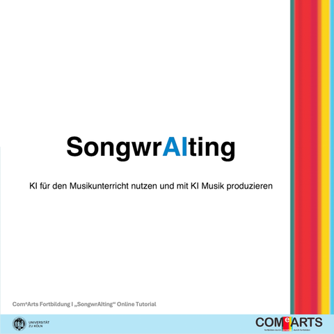 Presentation: SongwrAIting – Einsatz von Künstlicher Intelligenz beim Songwriting im Musikunterricht