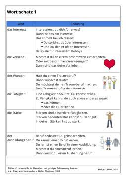 Text: Wortschatz 1