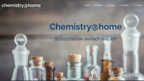 Webseite: Chemistry@home - Schulchemie einfach erklärt