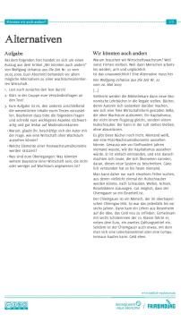 Text: Könnten wir auch anders?: Variante Alternativen