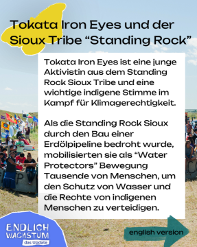 Unterrichtsbaustein: Wer hat’s gesagt? | Tokata Iron Eyes und Standing Rock