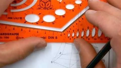 Video: 6-Kant-Pyramide A 30 und 60 ° Schnitt RB