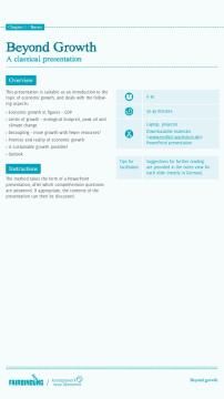 Unterrichtsbaustein: Beyond Growth
