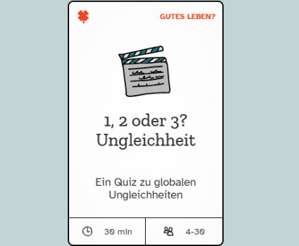 Webseite: 1, 2 oder 3? Ungleichheit | Methodenbeschreibung